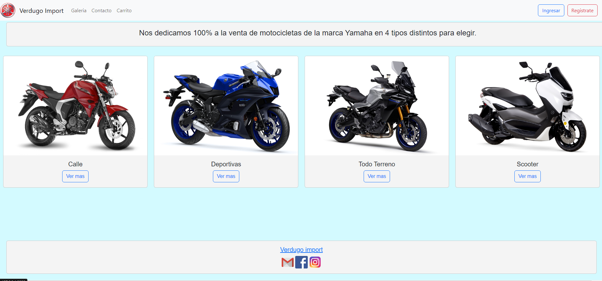 imagen de aplicacion de motocicletas